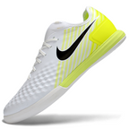 Magista X Finale II Indoor Flat Soccer Shoes - White/Neon Yellow