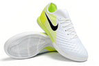Magista X Finale II Indoor Flat Soccer Shoes - White/Neon Yellow