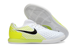 Magista X Finale II Indoor Flat Soccer Shoes - White/Neon Yellow