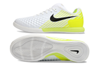 Magista X Finale II Indoor Flat Soccer Shoes - White/Neon Yellow