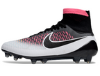 Magita Obra ACC Waterproof Full Knit FG Soccer Shoes - Pink Blast/White/Black