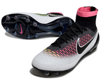 Magita Obra ACC Waterproof Full Knit FG Soccer Shoes - Pink Blast/White/Black