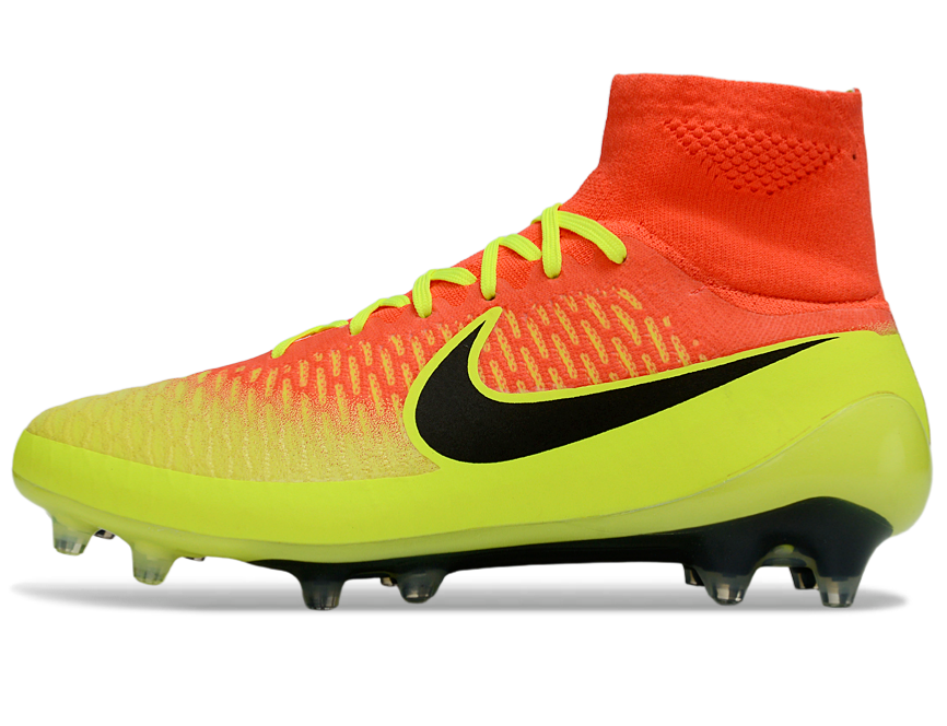 Magita Obra ACC Waterproof Full Knit FG Soccer Shoes - Striking Yellow/Orange Gradien