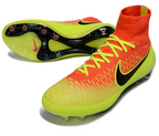 Magita Obra ACC Waterproof Full Knit FG Soccer Shoes - Striking Yellow/Orange Gradien