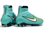 Magita Obra ACC Waterproof Full Knit FG Soccer Shoes - Turquoise/Orange/Hyper Crimson