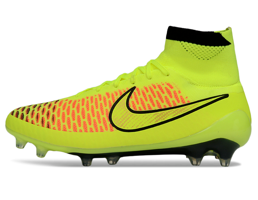 Magita Obra ACC Waterproof Full Knit FG Soccer Shoes - Volt/Hyper Punch