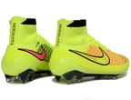 Magita Obra ACC Waterproof Full Knit FG Soccer Shoes - Volt/Hyper Punch