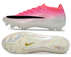 Mercurial Spurs 17 Full Knit Waterproof FG Soccer Boots - Pink/White/Black
