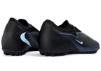Phantom 6 Elite Low Pro Men's/Women's TF Soccer Shoes - Black/Light Blue