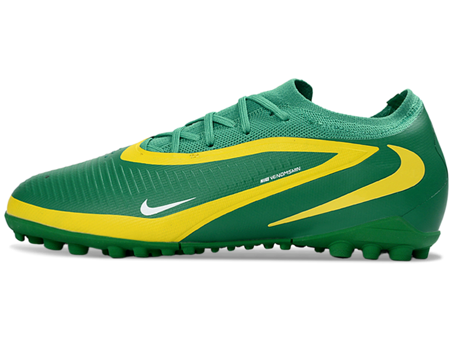 Phantom 6 Elite Low Pro Men's/Women's TF Soccer Shoes - Green/Yellow/White