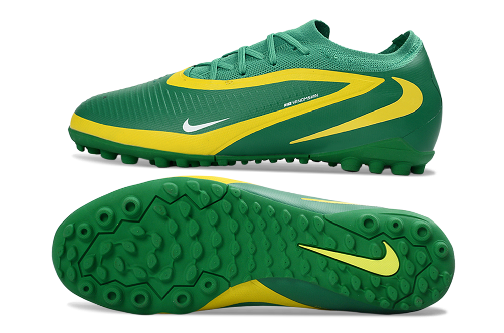 Phantom 6 Elite Low Pro Men's/Women's TF Soccer Shoes - Green/Yellow/White