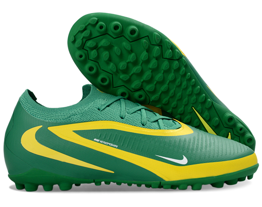 Phantom 6 Elite Low Pro Men's/Women's TF Soccer Shoes - Green/Yellow/White