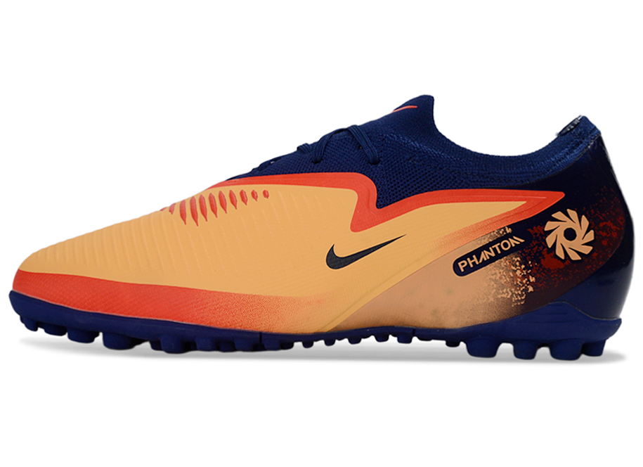 Phantom 6 Elite Low Pro Men's/Women's TF Soccer Shoes - Laser Orange/Blue Void/Red