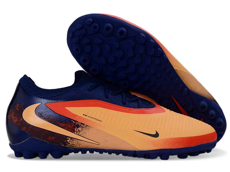 Phantom 6 Elite Low Pro Men's/Women's TF Soccer Shoes - Laser Orange/Blue Void/Red