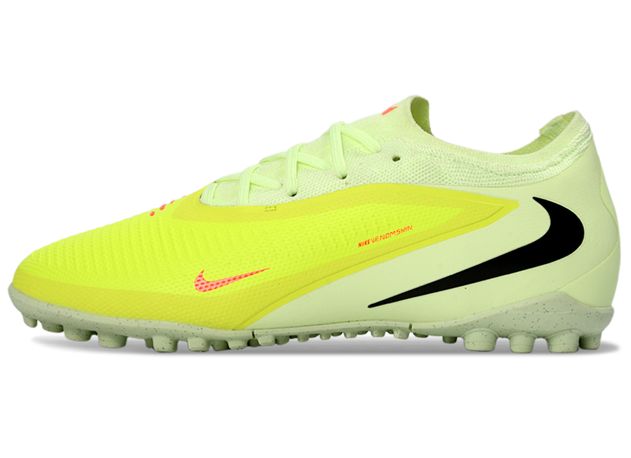 Phantom 6 Elite Low Pro Men's/Women's TF Soccer Shoes - Lime Green/Hyper Crimson/Black