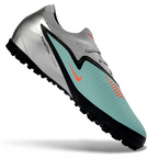 Phantom 6 Elite Low Pro Men's/Women's TF Soccer Shoes - Pistachio Frost/Hyper Orange/Black
