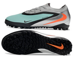 Phantom 6 Elite Low Pro Men's/Women's TF Soccer Shoes - Pistachio Frost/Hyper Orange/Black