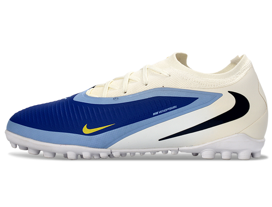 Phantom 6 Elite Low Pro Men's/Women's TF Soccer Shoes - Royal Blue/Light Blue/White/Black