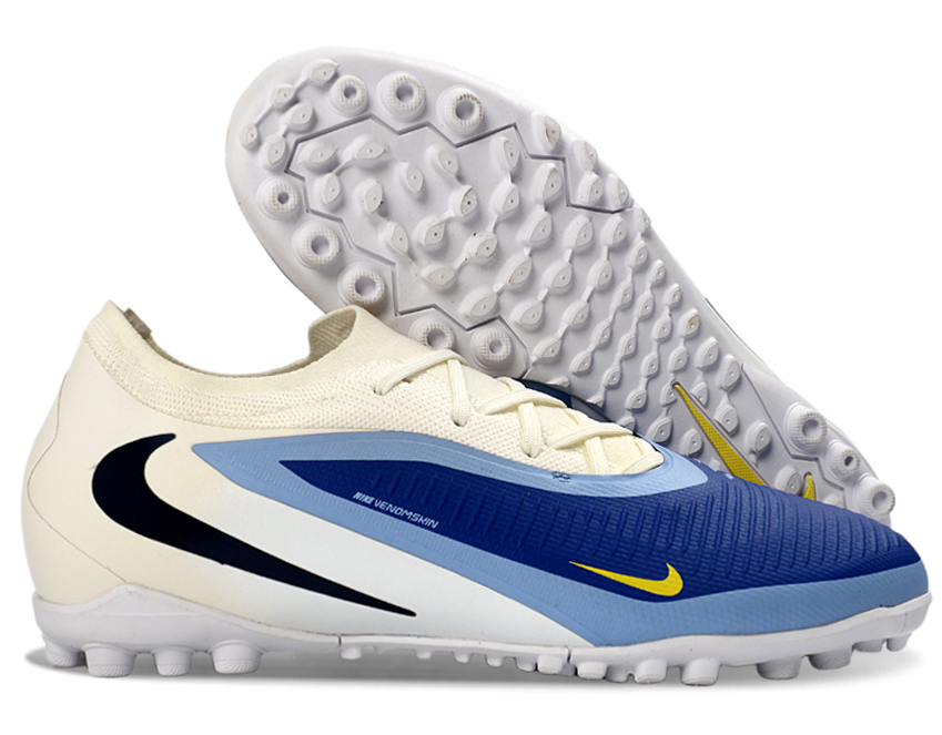 Phantom 6 Elite Low Pro Men's/Women's TF Soccer Shoes - Royal Blue/Light Blue/White/Black