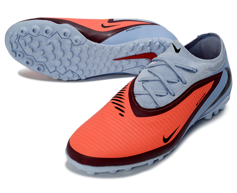 Phantom 6 Elite Low Pro Men's/Women's TF Soccer Shoes - Royal Tint/Bright Crimson/Black