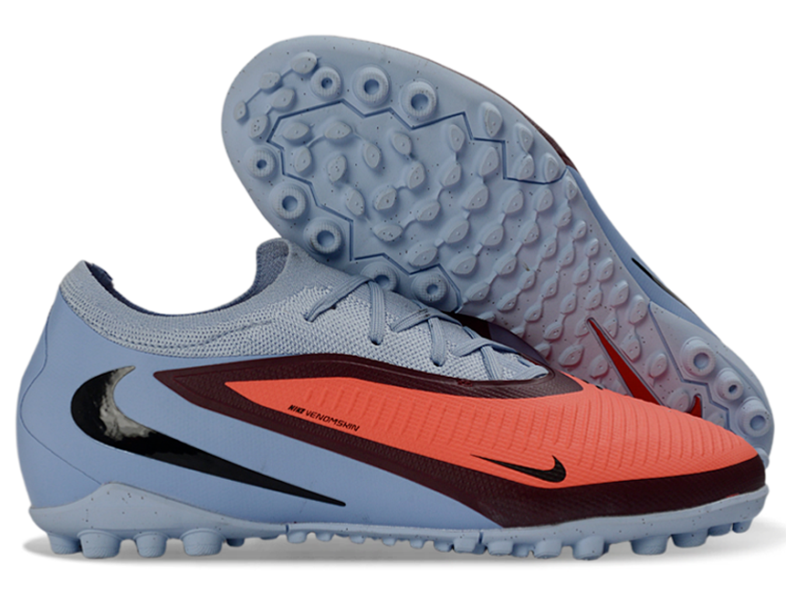 Phantom 6 Elite Low Pro Men's/Women's TF Soccer Shoes - Royal Tint/Bright Crimson/Black
