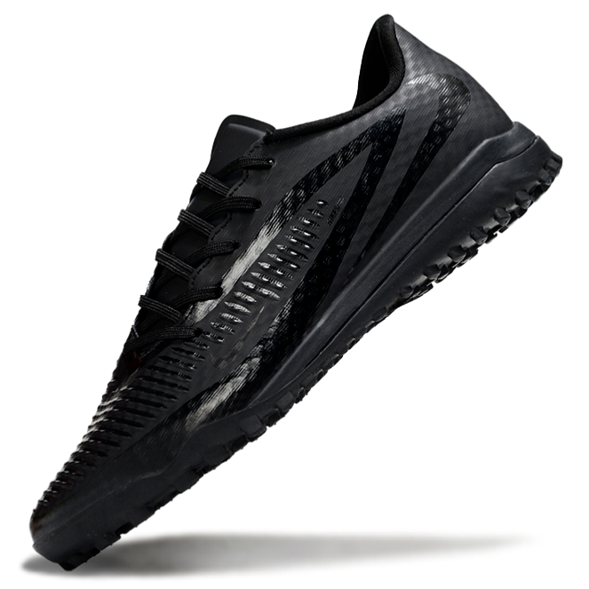 Phantom 6 Low Academy Men's/Women's TF Low-Top Soccer Shoes for Artificial Ground - Black