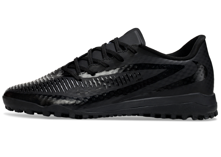 Phantom 6 Low Academy Men's/Women's TF Low-Top Soccer Shoes for Artificial Ground - Black