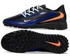 Phantom 6 Low Academy Men's/Women's TF Low-Top Soccer Shoes for Artificial Ground - Black/Blue/Orange