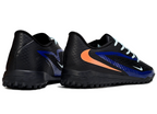 Phantom 6 Low Academy Men's/Women's TF Low-Top Soccer Shoes for Artificial Ground - Black/Blue/Orange