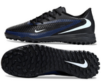 Phantom 6 Low Academy Men's/Women's TF Low-Top Soccer Shoes for Artificial Ground - Black/Blue/White