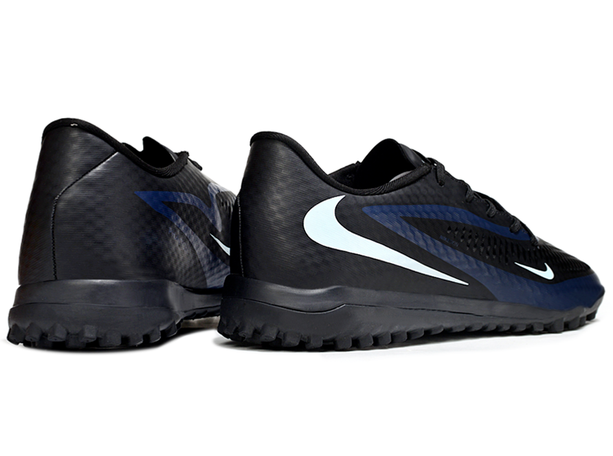 Phantom 6 Low Academy Men's/Women's TF Low-Top Soccer Shoes for Artificial Ground - Black/Blue/White