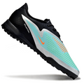 Phantom 6 Low Academy Men's/Women's TF Low-Top Soccer Shoes for Artificial Ground - Black/Pistachio Frost/Hyper Orange