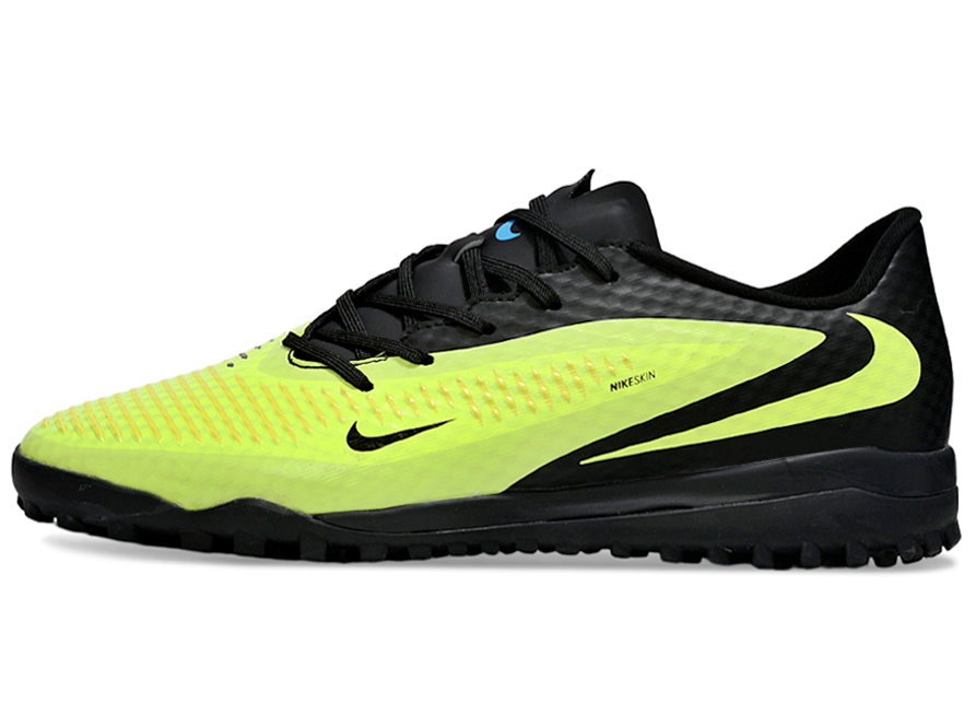 Phantom 6 Low Academy Men's/Women's TF Low-Top Soccer Shoes for Artificial Ground - Black/Volt Yellow