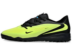 Phantom 6 Low Academy Men's/Women's TF Low-Top Soccer Shoes for Artificial Ground - Black/Volt Yellow