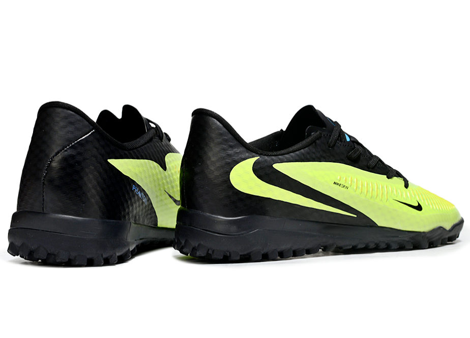Phantom 6 Low Academy Men's/Women's TF Low-Top Soccer Shoes for Artificial Ground - Black/Volt Yellow
