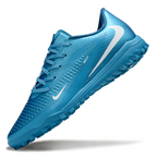 Phantom 6 Low Academy Men's/Women's TF Low-Top Soccer Shoes for Artificial Ground - Blue Fury/White