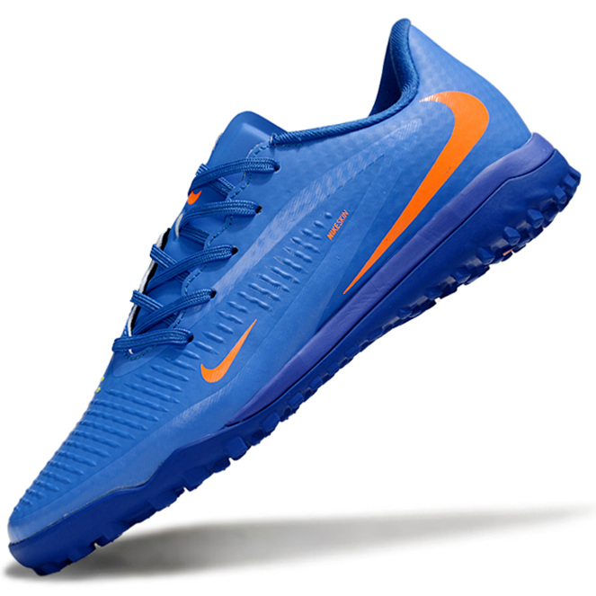 Phantom 6 Low Academy Men's/Women's TF Low-Top Soccer Shoes for Artificial Ground - Blue/Orange