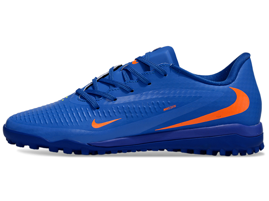 Phantom 6 Low Academy Men's/Women's TF Low-Top Soccer Shoes for Artificial Ground - Blue/Orange