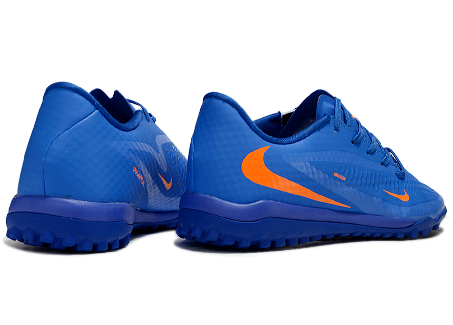 Phantom 6 Low Academy Men's/Women's TF Low-Top Soccer Shoes for Artificial Ground - Blue/Orange