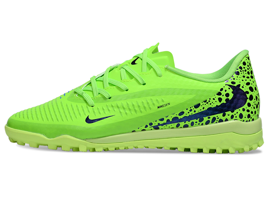 Phantom 6 Low Academy Men's/Women's TF Low-Top Soccer Shoes for Artificial Ground - Bright Green/Purple
