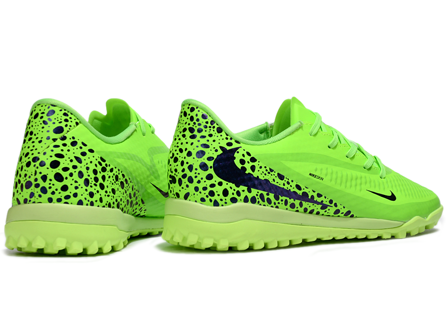 Phantom 6 Low Academy Men's/Women's TF Low-Top Soccer Shoes for Artificial Ground - Bright Green/Purple
