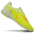 Phantom 6 Low Academy Men's/Women's TF Low-Top Soccer Shoes for Artificial Ground - Lime Green/Hyper Crimson/Black