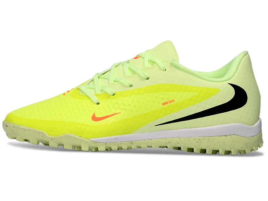 Phantom 6 Low Academy Men's/Women's TF Low-Top Soccer Shoes for Artificial Ground - Lime Green/Hyper Crimson/Black