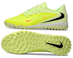 Phantom 6 Low Academy Men's/Women's TF Low-Top Soccer Shoes for Artificial Ground - Lime Green/Hyper Crimson/Black