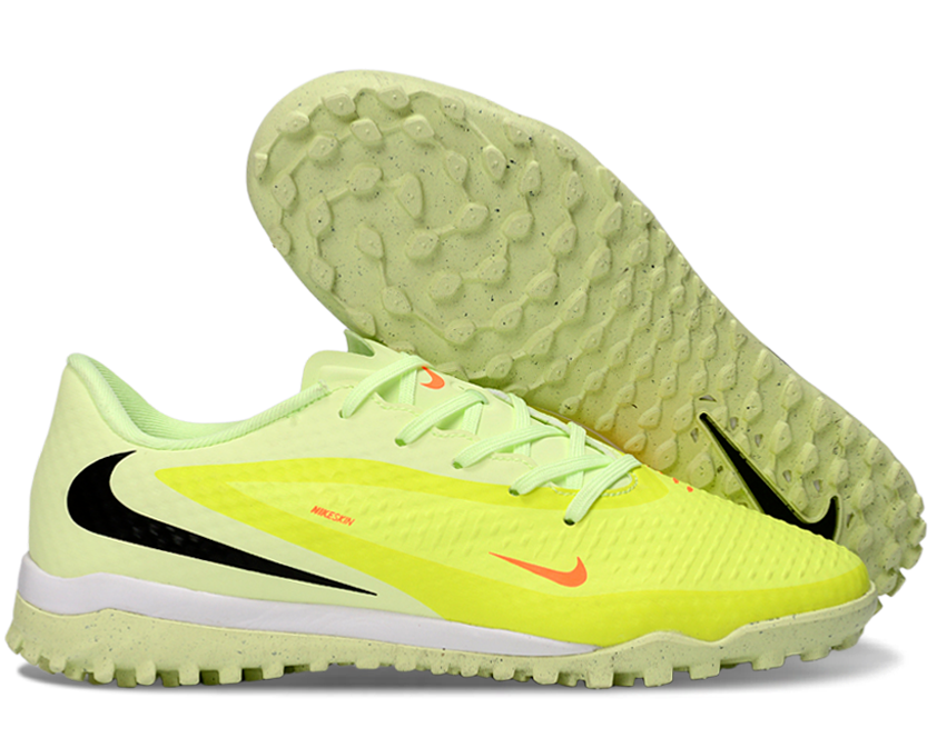 Phantom 6 Low Academy Men's/Women's TF Low-Top Soccer Shoes for Artificial Ground - Lime Green/Hyper Crimson/Black