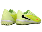 Phantom 6 Low Academy Men's/Women's TF Low-Top Soccer Shoes for Artificial Ground - Lime Green/Hyper Crimson/Black