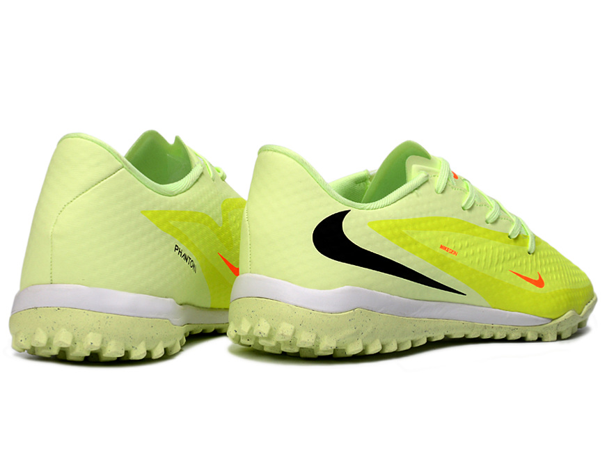 Phantom 6 Low Academy Men's/Women's TF Low-Top Soccer Shoes for Artificial Ground - Lime Green/Hyper Crimson/Black