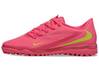 Phantom 6 Low Academy Men's/Women's TF Low-Top Soccer Shoes for Artificial Ground - Pink Blast/Volt