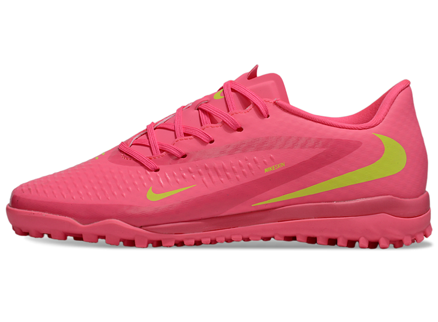 Phantom 6 Low Academy Men's/Women's TF Low-Top Soccer Shoes for Artificial Ground - Pink Blast/Volt
