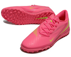 Phantom 6 Low Academy Men's/Women's TF Low-Top Soccer Shoes for Artificial Ground - Pink Blast/Volt
